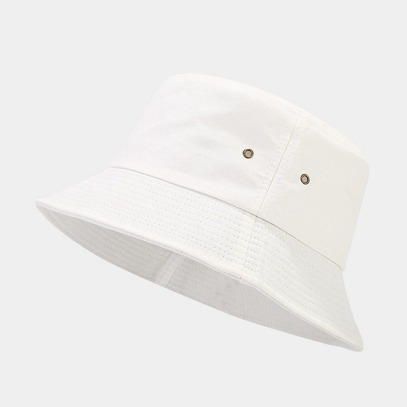 Algodón al por mayor Simple Solid Color Bucket Sombrero